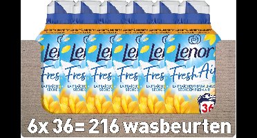 Lenor Fresh Air Wasverzachter - Zonnestralen - 6 x 36 Wassen