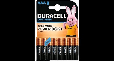Duracell Alcaline Ultra AAA batterij blister 8 stuks