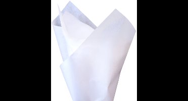 KP - 28 gr/m2 Wit 37,5x50cm Vloeipapier (Extra Dik Zijdepapier) - 24 vellen - Premium Kwaliteit voor Professionele Verpakking