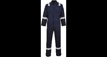Portwest Lichtgewicht Vlamvertragende Antistatische Overall 280gr FR28 - Marine - XXL