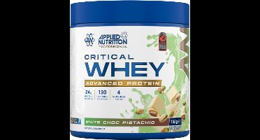 Applied Nutrition Critical Whey (132g) White Chocolate Pistachio - Eiwitten - Wei-eiwit Mix