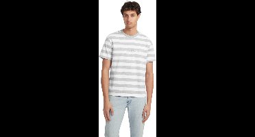 Gestreept T-shirt met logo Guess