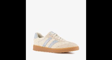 Marco Tozzi dames sneakers beige blauw - Maat 36 - Uitneembare zool