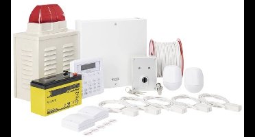 ABUS AZAA10200 Terxon SX Alarmsysteemset Aantal alarmzones 8x kabelgebonden, 1x sabotagezone