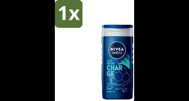 Nivea Men – Douchegel – Ultra Charge – 250 ml - 1 stuk