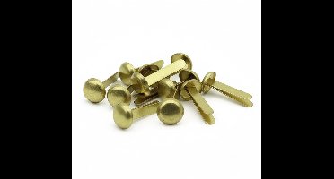 Stylex Splitpennen - 100x stuks - koper kleur - 19 mm - metaal