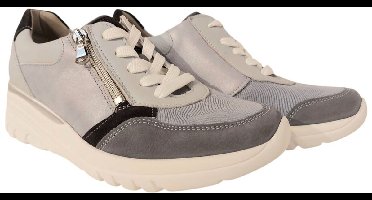 Waldlaufer - 927H02-H-Clara - Lage sneakersDames sneakers - Kleur: Blauw - Maat: 37
