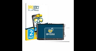 BROTECT - Screenprotector voor Zenec Z-E2065 - Folie Beschermfolie transparant 2 Stuks