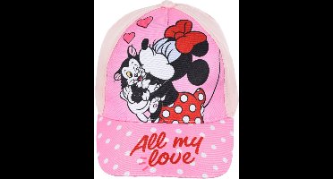 Disney Minnie Mouse Kinderpet - 54 cm - Baseball cap - Petje - 1 stuk - Voor kinderen - All My Love uitvoering