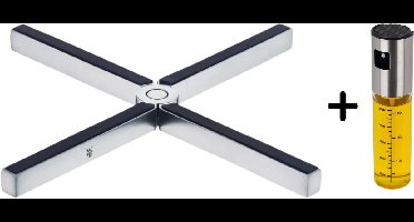 WMF Pannenonderzetter Mister X - 19 x 19 cm - Inclusief GRATIS Cookinglife Olieverstuiver 100 ml