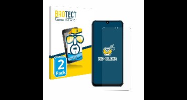 BROTECT - Screenprotector voor Samsung Galaxy M34 - Folie Beschermfolie transparant 2 Stuks