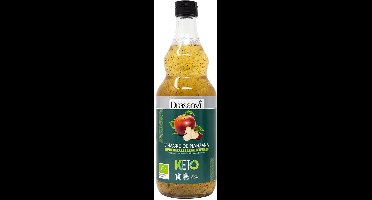 Ongefilterde appelciderazijn bio keto 750 ml olie|Bio keto unfiltered apple cider vinegar 750 ml of oil|Vinaigre de cidre de pomme non filtré Bio Keto 750 ml de huile