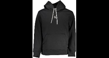 Calvin Klein - Heren Hoodie - Zwart - XL - Gerecycled Polyester
