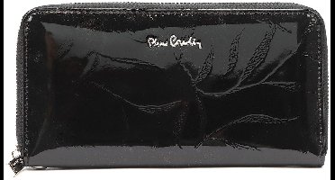 Pierre Cardin 02 LEAF 119 - Dames Portemonnee - Leer - Lak - Rozenmotief