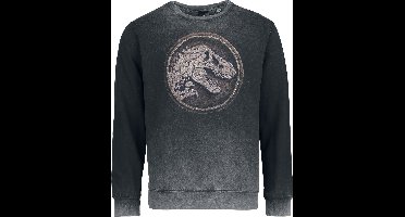 Jurassic Park Cracked Earth Heren Sweatshirts - grijs - XL