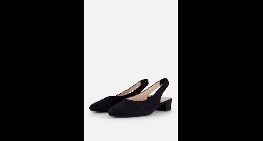 Gabor Slingbacks zwart Suède - Maat 37.5
