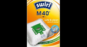 SWIRL - Stofzuigerzak M40 - 10 stofzakken + 2 filters + 2 deo - past op stofzuigers van Miele (Type GN)