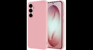 Hoesje - Geschikt voor Samsung Galaxy S26 Plus - Sterk & Shockproof - Hoes Cover - Siliconen Case - Lichtroze