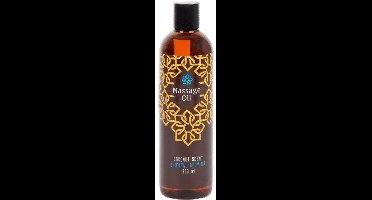 Massage olie "Kokos geur / Coconut scent" Oriental Body Oil - Bruin / Transparant - Olie / Kunststof - 600 ml - Massage - Olie - Ontspannen - Spa - Valentijnsdag - Valentijn
