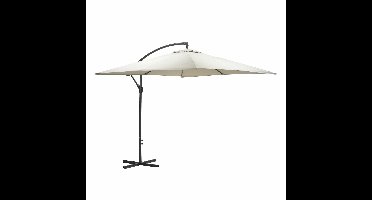 Garden Impressions Corfu parasol 250x250 - donker grijs - zand