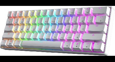 Compact Mechanisch Gaming Toetsenbord 60% - RGB Verlichting - US Layout voor PC en Mac