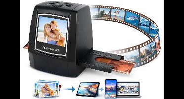 Negatiefscanner - Diascanner Kopen - Digitaal Maken Oude Foto's - Zwart