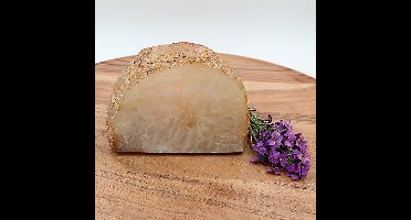 Edel-gedenk-steen waxinelicht Agaat