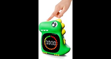 Visuele timer voor kinderen - 99 minuten digitale, schattige visuele timer voor kinderen - timer voor in de klas - voor thuisonderwijs, studie, tijdmanagement, afteltimer (groen)