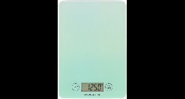 Keukenweegschaal Digitaal - 1 g tot 5 kg Nauwkeurige Meting - 21,5 x 15 cm - Tarra-functie - Helder LCD Display - Precisie Weegschaal Eten - Keuken Accessoires - Kitchen Scale - Kookweegschaal - Groen - Löwenthal