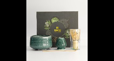 Tokyo Design Studio - Matcha Cadeau Set - Groen - 4-delig - 11x8cm