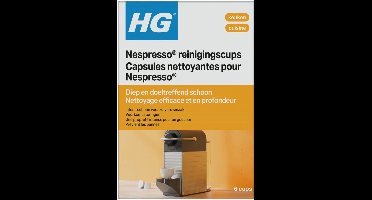 HG Nespresso® reinigingscups 1st