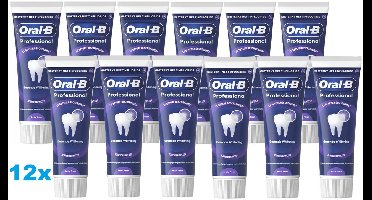 Oral-B Professional Whitening Tandpasta 12 x 75 ml – Active Fresh – 12-pack Voordeelverpakking