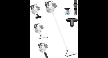 Steelstofzuiger – Draadloze Stofzuiger – Handstofzuiger – Snoerloze Zuiger – Multifunctionele Zuiger – Krachtige Zuigkracht 30 kPa – 30 Min Batterijduur