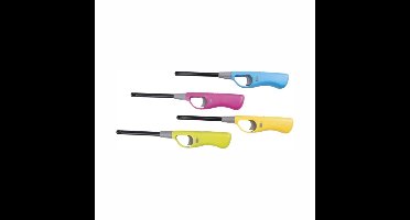 Elektrische aansteker - gasaansteker - 26,8 cm - 4 assen - assorti kleuren - handig en veilig
