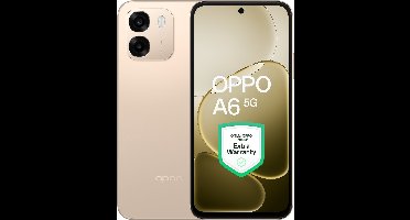 OPPO A6 5G 6+256GB Aurora Gold - Extra Garantie