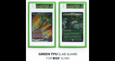 BGS Slab Guard Groen / Slab Bumper – Bescherming voor Pokémon, MTG & Yu-Gi-Oh! Graded Cards – TCG Card Protector