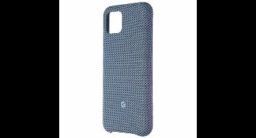 Google Pixel hoes voor Pixel 4 – custom stoffen hoes, compatibel met Active Edge, beschermende case – officiële Google Pixel cover (blauwachtig)