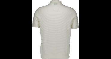 Bugatti - Vest Ecru Bugatti Herren Polo 1/2 Arm Ecru 7100-15536e