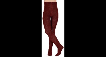 Carnaval verkleed panty voor kinderen - Maillot - bordeaux rood - katoen/polyester 140/146