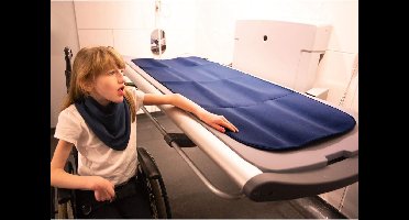 Comfortabel Junior Aankleedkussen (Staal Blauw) voor Veilige Luiers Verschoonen