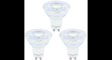 3 Pack - Integral GU10 LED Spot - 4.7W - 6500K Daglicht Wit - Non Dimmable
