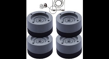 Schokbestendige rubberen pads Geschikt voor wasmachines - 4 stuks, 4 cm - ook geschikt Geschikt voor koelkasten en andere huishoudelijke apparaten.