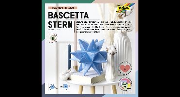 folia vouwbladen Bascetta-ster, 150 x 150 mm, rose, 32 vel