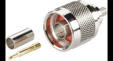 TRU COMPONENTS 1579254 N-connector Stekker, recht 1 stuk(s)