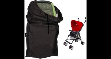 Universele transporttas voor kinderwagens, reistas voor kinderwagens in het vliegtuig, reistas voor kinderwagens, kinderwagentas voor vliegreizen, kinderwagentransporttassen voor treinreizen op de luchthaven (117 x 53 x 33 CM) Cyslmuk