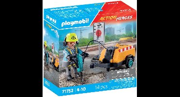 PLAYMOBIL Action Heroes Bouwvakker 71752