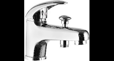 Aqualine Kasiopea - Wastafelmengkraan met schakelaar, chroom 1107-04