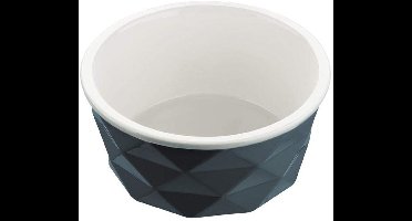 HUNTER EIBY keramische kom, eet- en drinkbak, antislip, 1100 ml, blauw