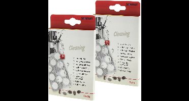Scanpart - Set van 2 reinigingstabletten koffiemachine - Geschikt voor Bosch Jura Krups Melitta Miele Philips Saeco Siemens - 10 stuks - Universeel