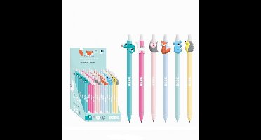 Uitwisbare gelpen blauw met vulling